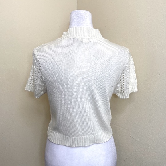 Cream knit sweater shrug - Picture 2 of 6